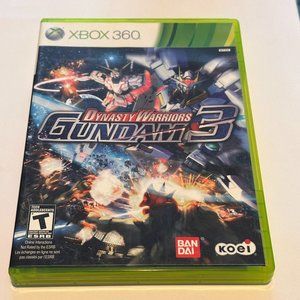 Gundam Dynasty Warriors 3 Xbox 360 Complete in Box With Manuals